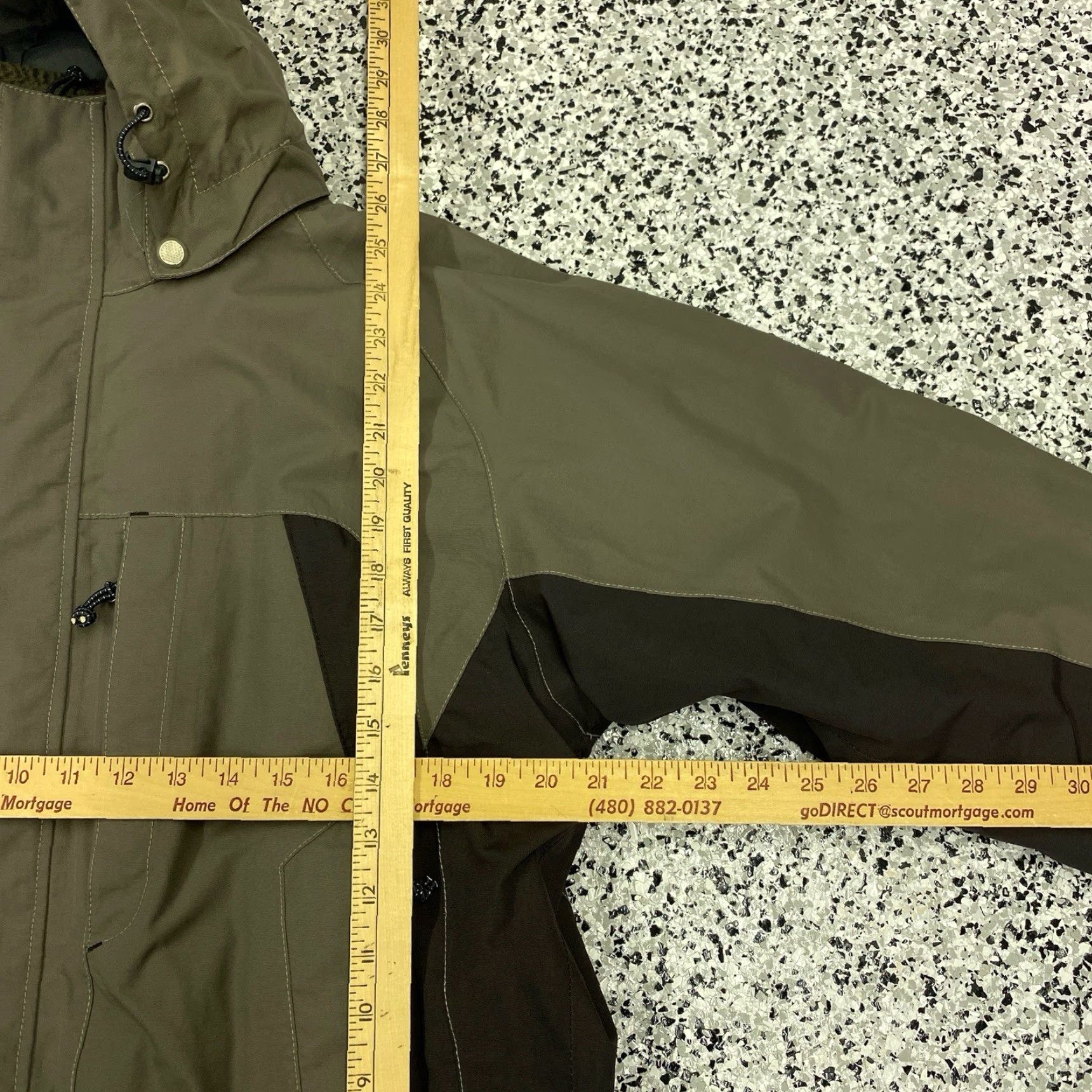 Vintage VINTAGE White Sierra Jacket Mens M Full Zip Fleece Lined Outdoor Windbreaker Gray Regular Jacket Size US M / EU 48-50 / 2 - 2 Thumbnail