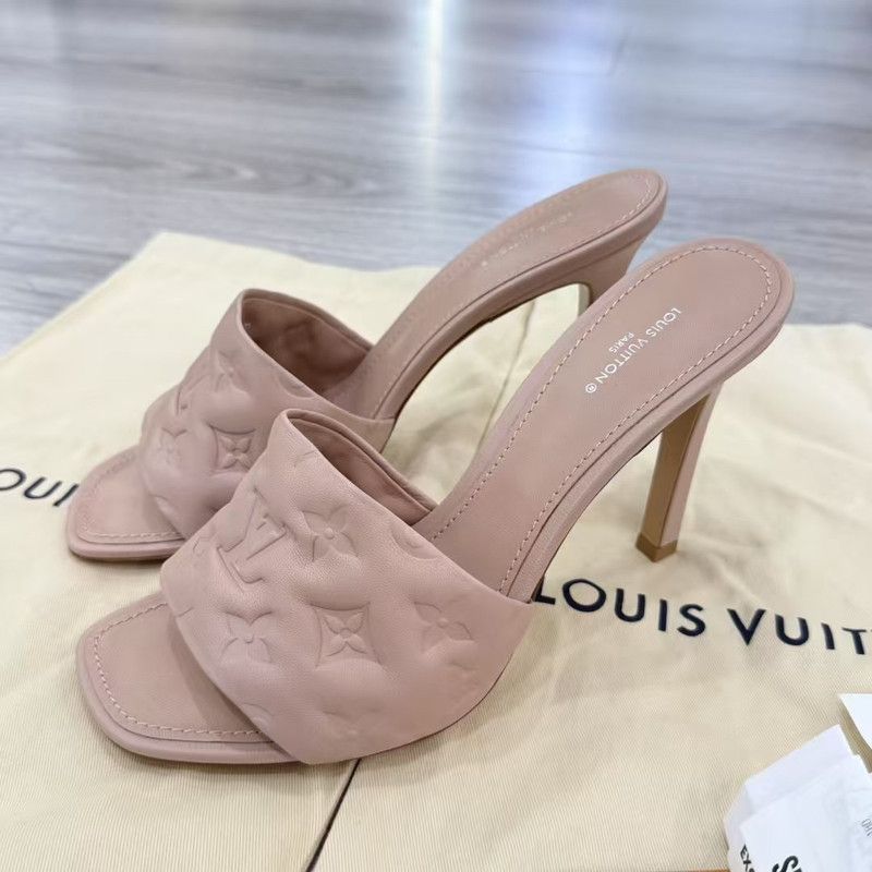 Louis Vuitton Louis Vuitton Revival Pink Slide Sandals for Women 0079 Size US 9 / IT 39 - 1 Thumbnail