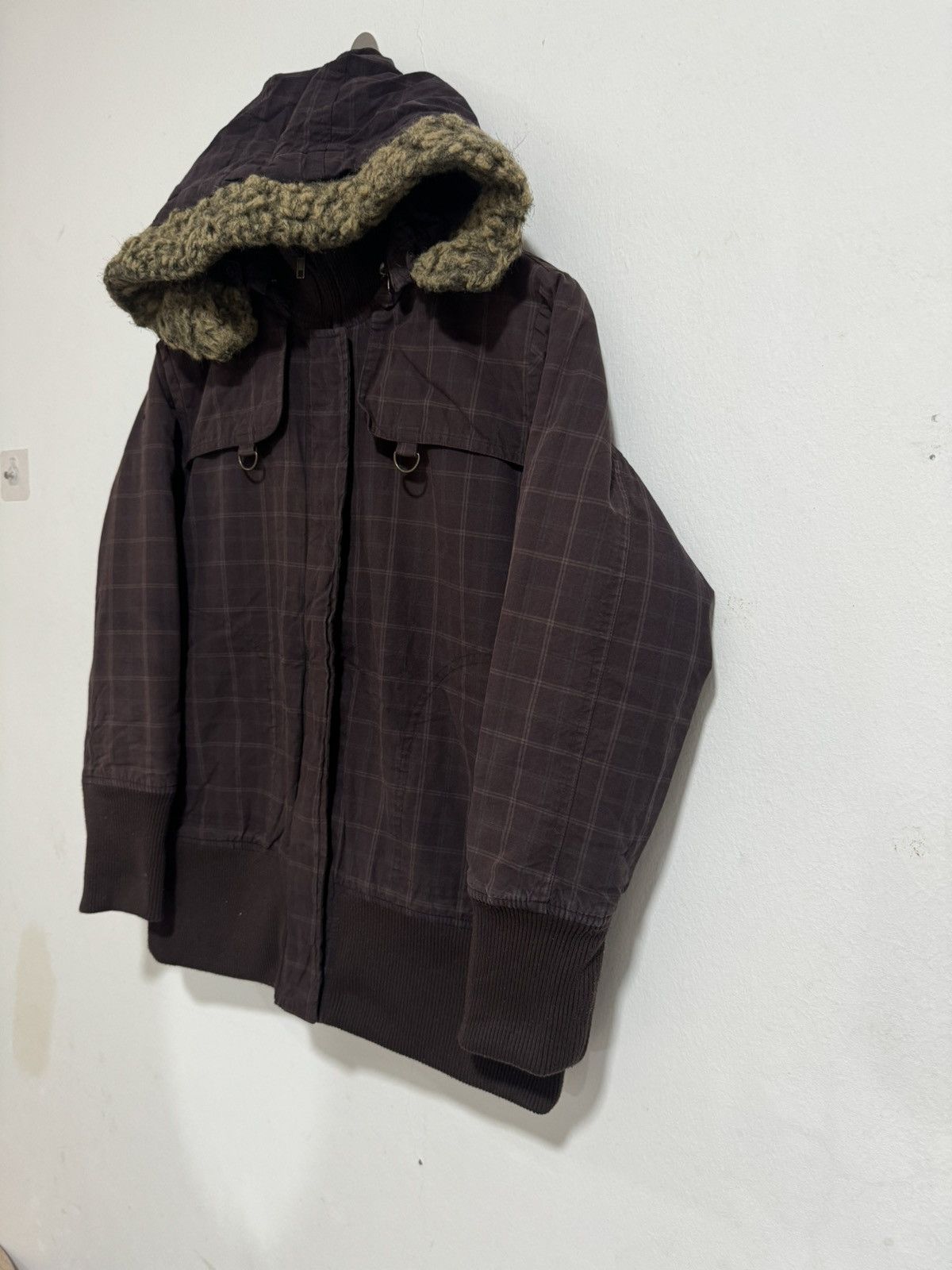 If Six Was Nine × Le Grande Bleu (L.G.B.) × Vintage Vintage Retro Girl Faux Fur Hooded Jacket Size M / US 6-8 / IT 42-44 - 3 Thumbnail