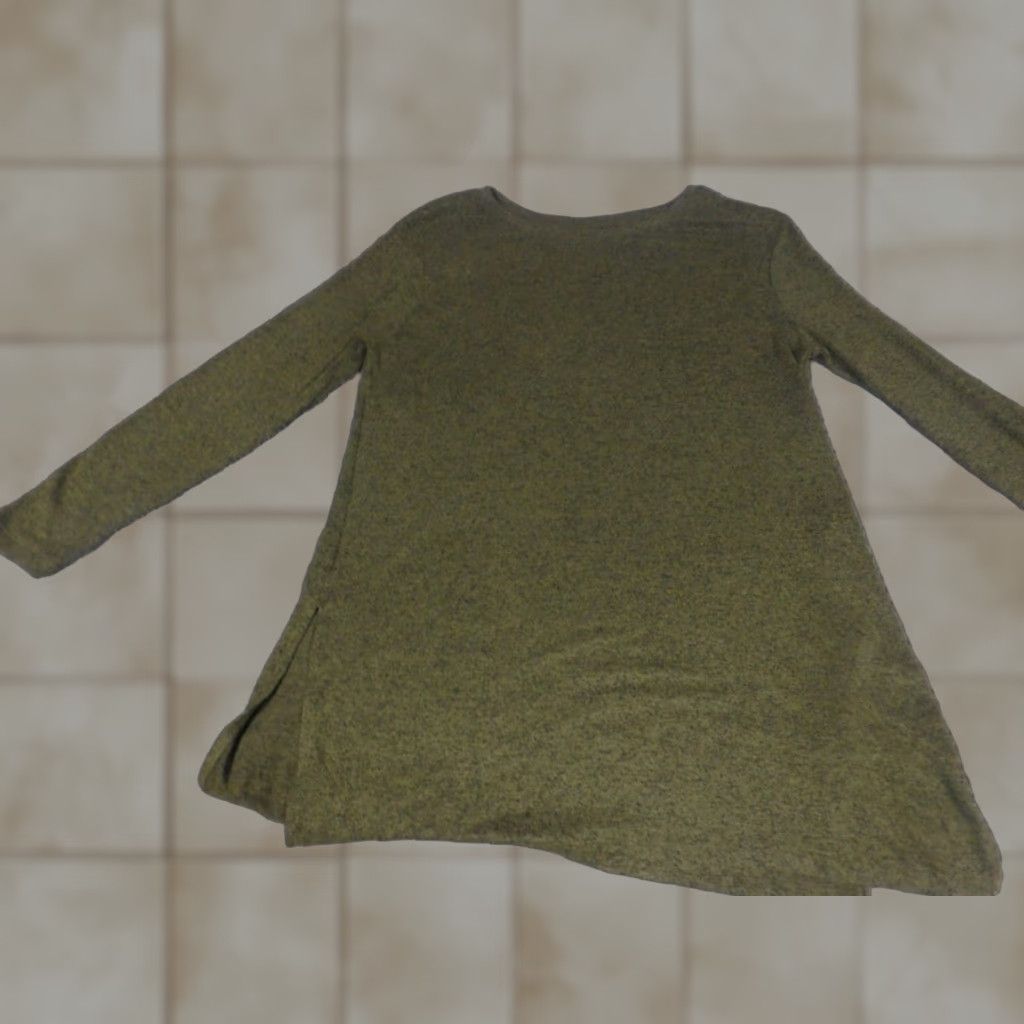 Old Navy Womens Blouse Medium Green Stretch Pullover