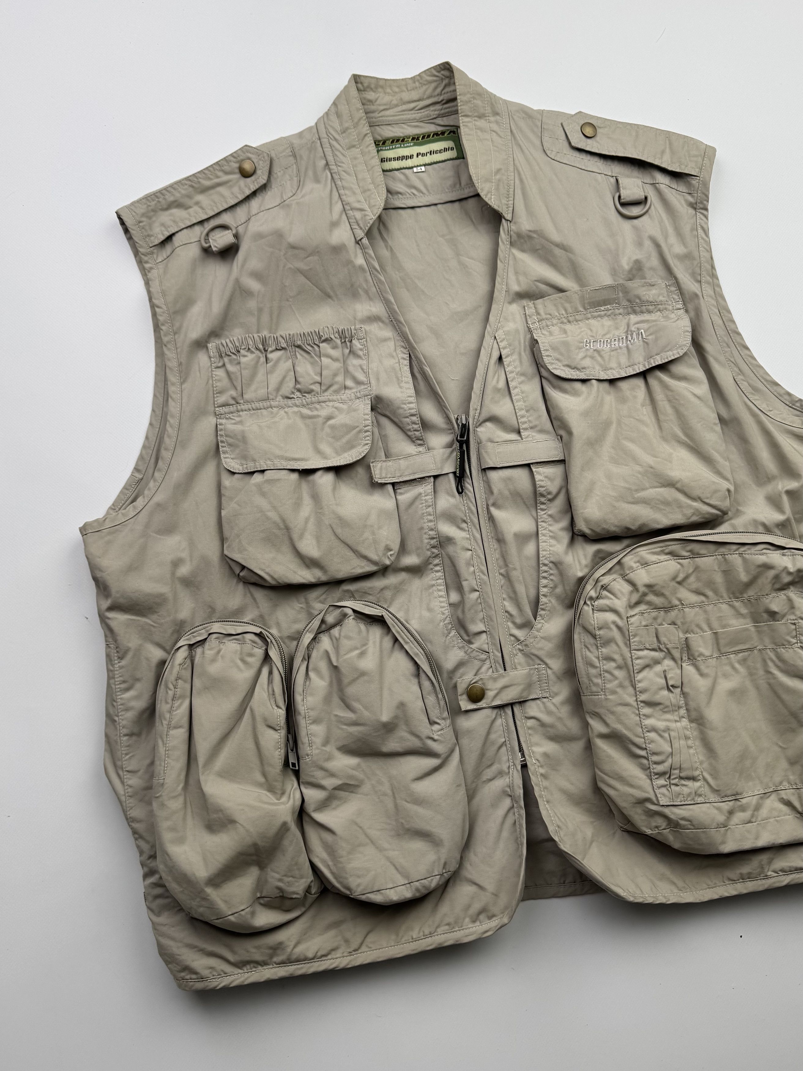 Vintage Vintage Multi-Pocket Vest B504(E2)(V391) Size US XXL / EU 58 / 5 - 2 Thumbnail