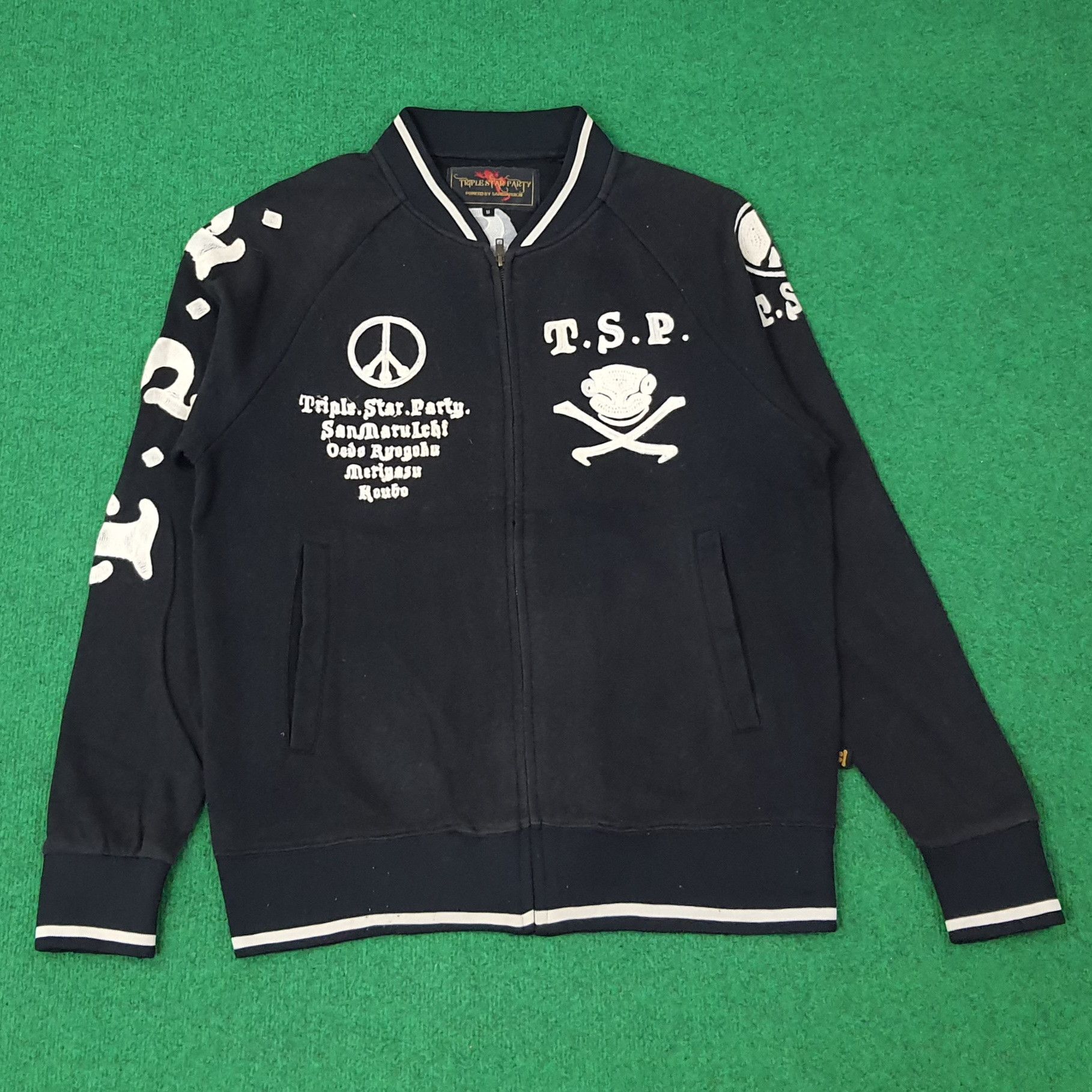 Japanese Brand Vintage Triple Star Party Zipper Sweatshirt C264N8 Size US M / EU 48-50 / 2 - 3 Thumbnail