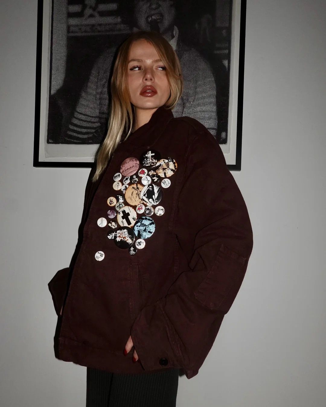 Enfants Riches Deprimes 🚭 OG RELEASE 🚭 RUNWAY 33+ PIN BUFFALO ‘66 FADED JACKET Size US L / EU 52-54 / 3 - 7 Thumbnail