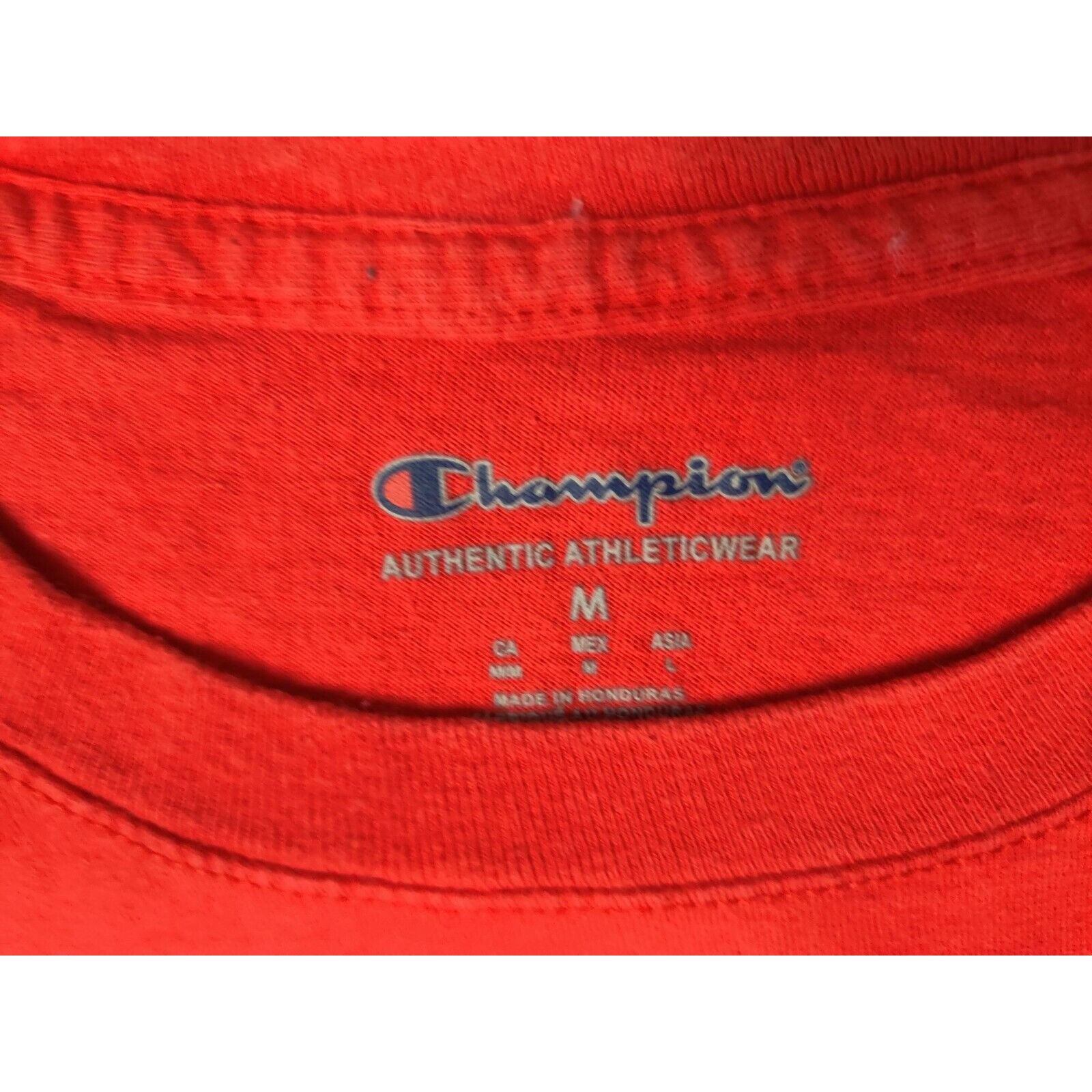 Champion Champion Shirt Adult Mens Medium Red Black Spell Out Logo Size US M / EU 48-50 / 2 - 5 Thumbnail