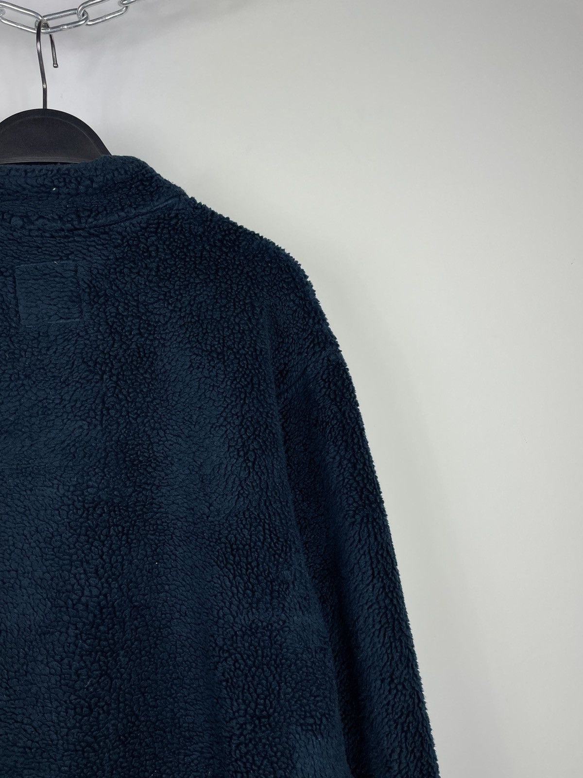 Napapijri Napapijri Fleece Sherpa Jacket 1/4 Zip Pullover Big Logo Size US L / EU 52-54 / 3 - 14 Thumbnail