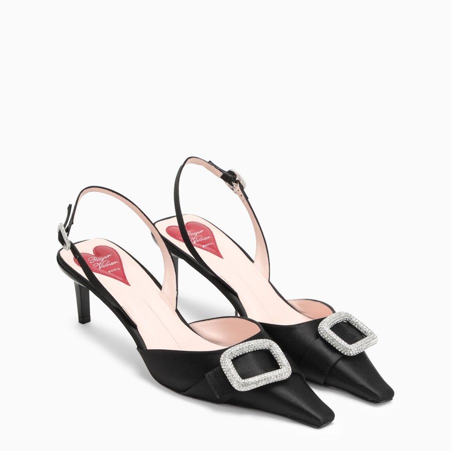 Roger Vivier o1d2blof0924 Buckle Slingback in Black Size US 9 / IT 39 - 2 Thumbnail