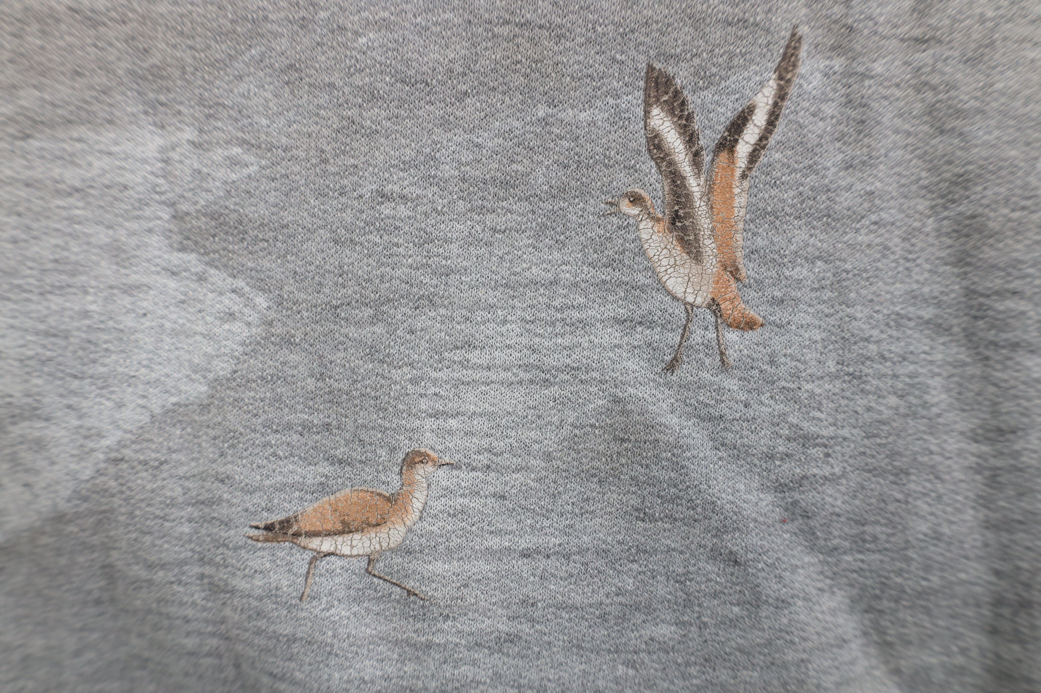 Vintage Vintage 90s Streetwear Layered Bird Lighthouse Sweatshirt Size XL / US 12-14 / IT 48-50 - 7 Thumbnail