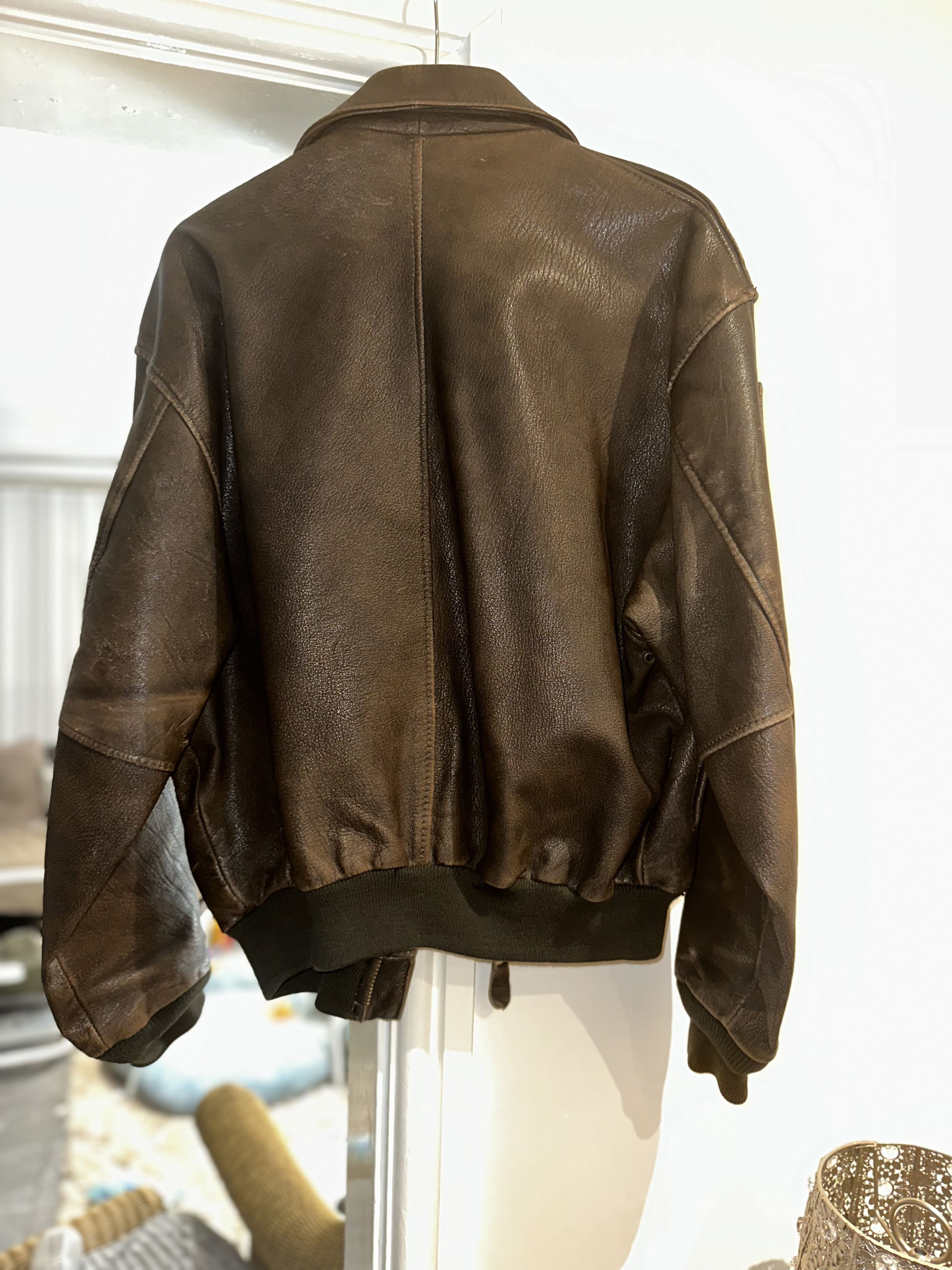 Leather Avirex Type A-2 Flying Tigers Leather Flight Jacket Goatskin Size US M / EU 48-50 / 2 - 3 Thumbnail