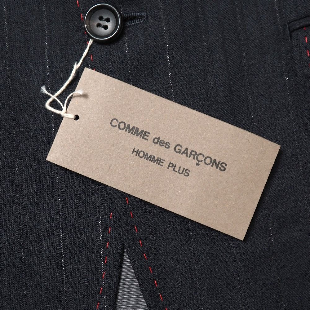 Comme des Garcons Homme Plus Jacket Stripe Stitch Trim Blazer Size US XS / EU 42 / 0 - 5 Thumbnail