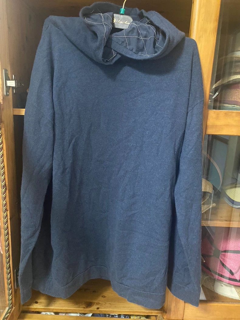Brunello Cucinelli Brunello Cucinelli XL Hooded Cashmere Sweater - dmc Size US XL / EU 56 / 4 - 1 Thumbnail