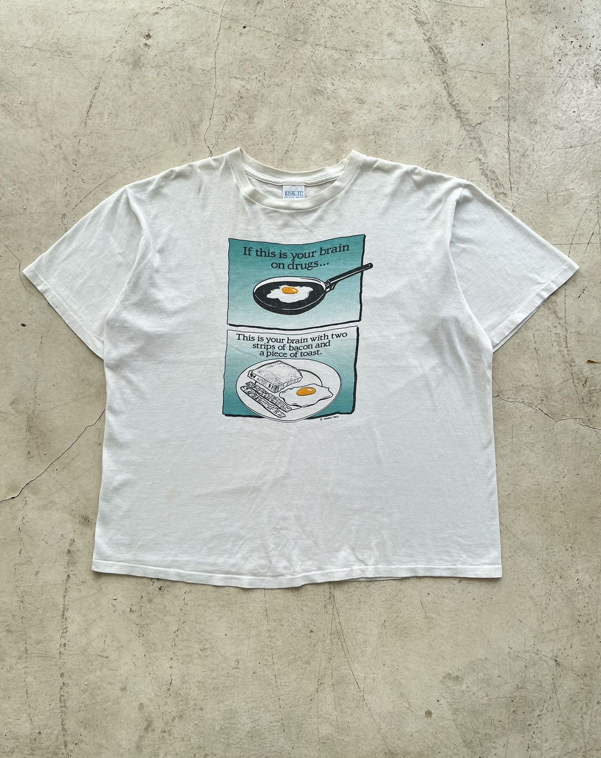 Designer × Vintage 1988 Brain On Drugs Tee Size US XL / EU 56 / 4 - 1 Thumbnail