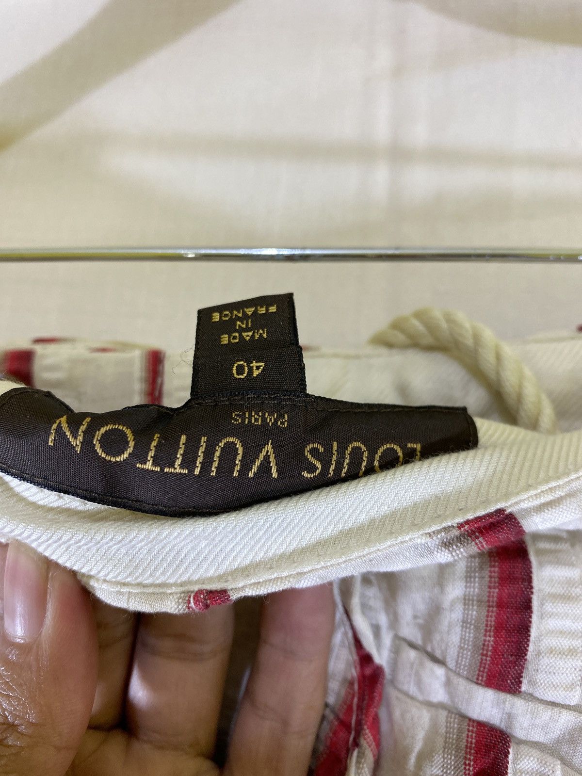 Louis Vuitton pin stripe pants Size US 32 / EU 48 - 4 Thumbnail
