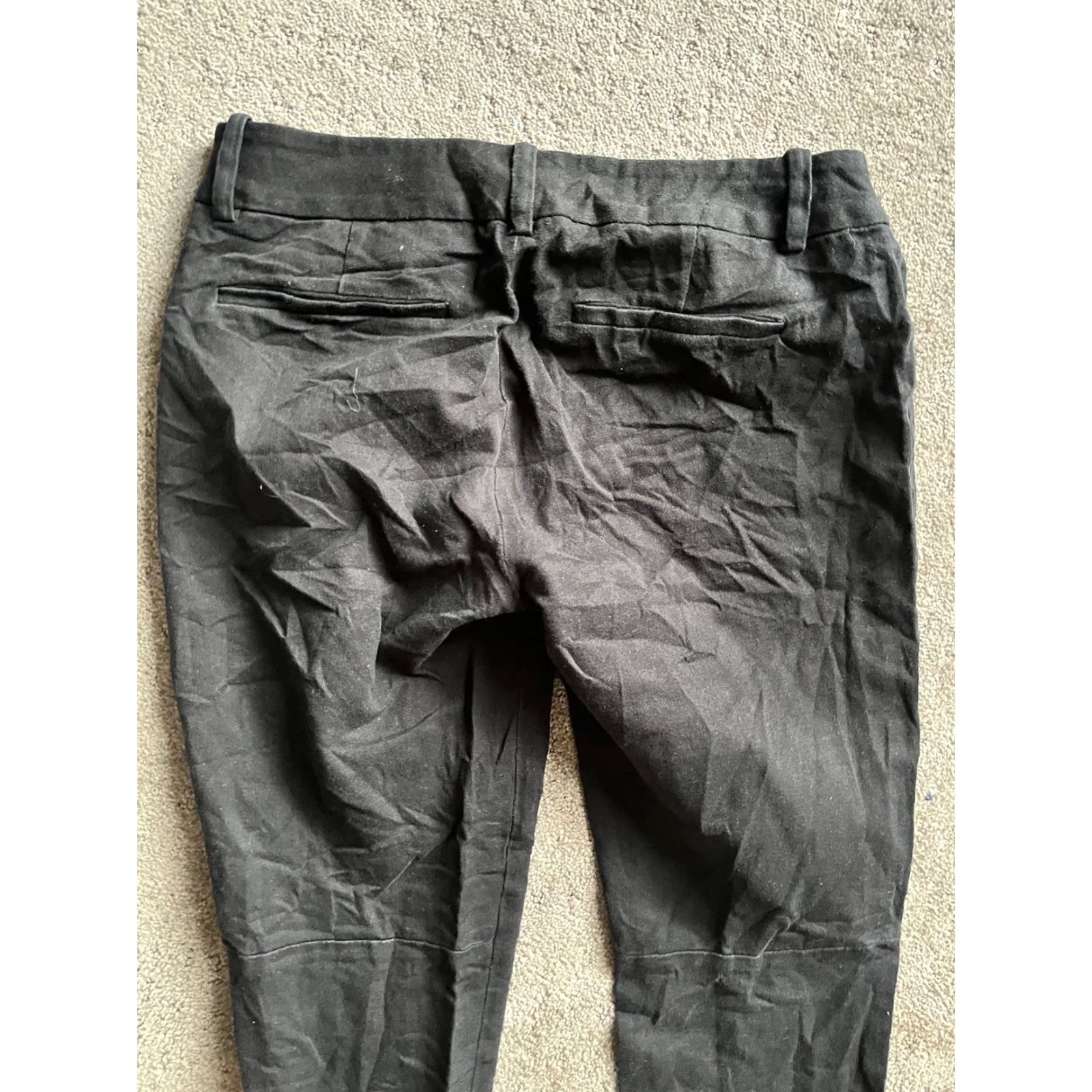 Vintage J CREW Factory Women Winnie Pant Stretch Twill Side Zipper Black Size 4 Pants Regular Womens Modest Cropped 24 in Inseam Zipper Twill Stretch Side Zip Size 27" / US 4 / IT 40 - 4 Thumbnail