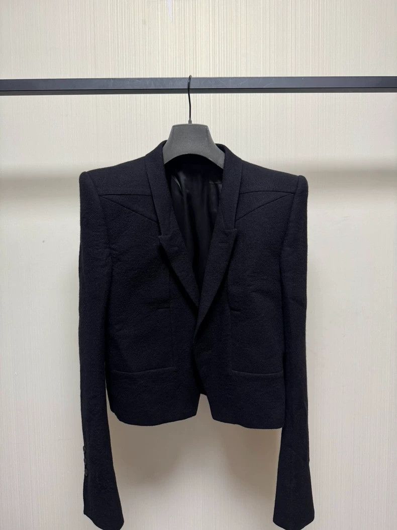 Rick Owens Rick owens 23FW NEUE shoulder pad blazer Size 40R - 1 Thumbnail