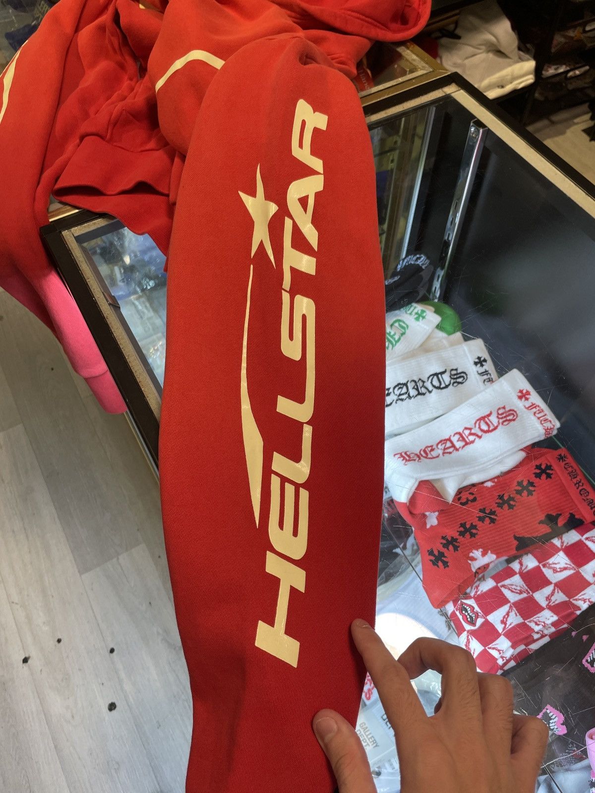 HELLSTAR Hellstar Sports Hoodie Red XS Size US XS / EU 42 / 0 - 3 Thumbnail