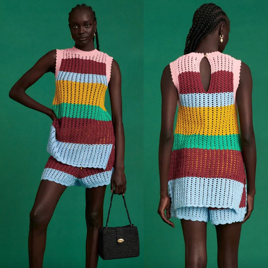 & Other Stories & Other Stories x Sindiso Khumalo | NWT Hand-Crocheted Top M Size M / US 6-8 / IT 42-44 - 1 Thumbnail