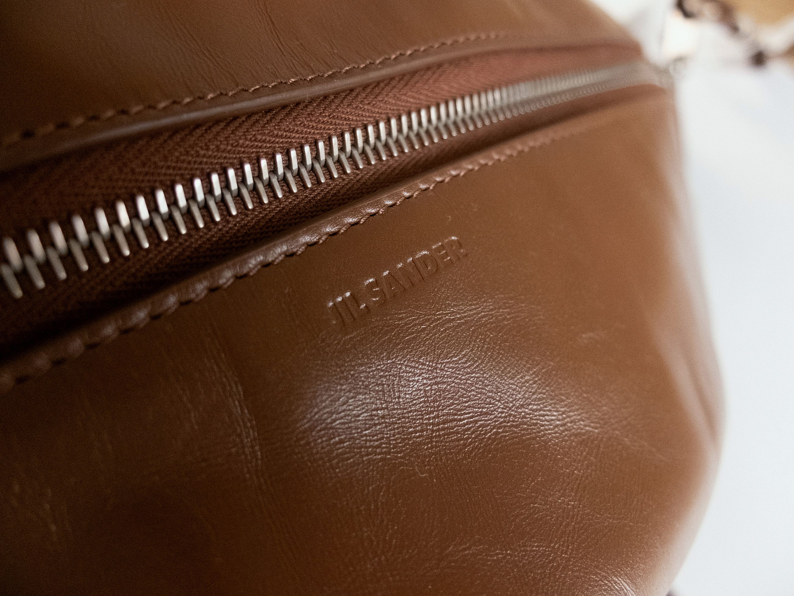 Jil Sander JIL SANDER medium brown leather Taco belt / crossbody bag Size ONE SIZE - 5 Thumbnail
