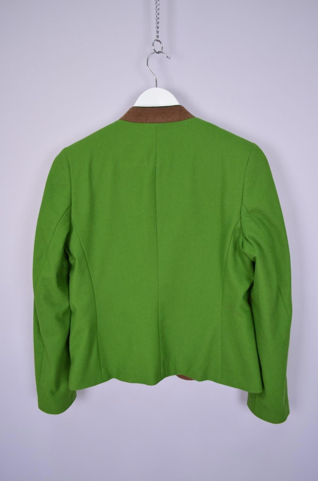 Designer H. Moser Austria Salzburg Blazer Womens US6 38 Green Jacket Size S / US 4 / IT 40 - 6 Thumbnail
