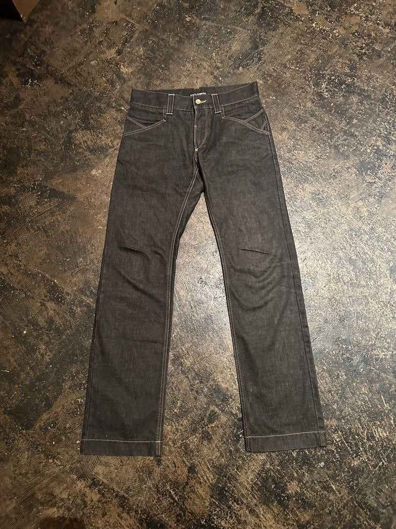 00s Dolce & Gabbana Low-Rise Denim Pants