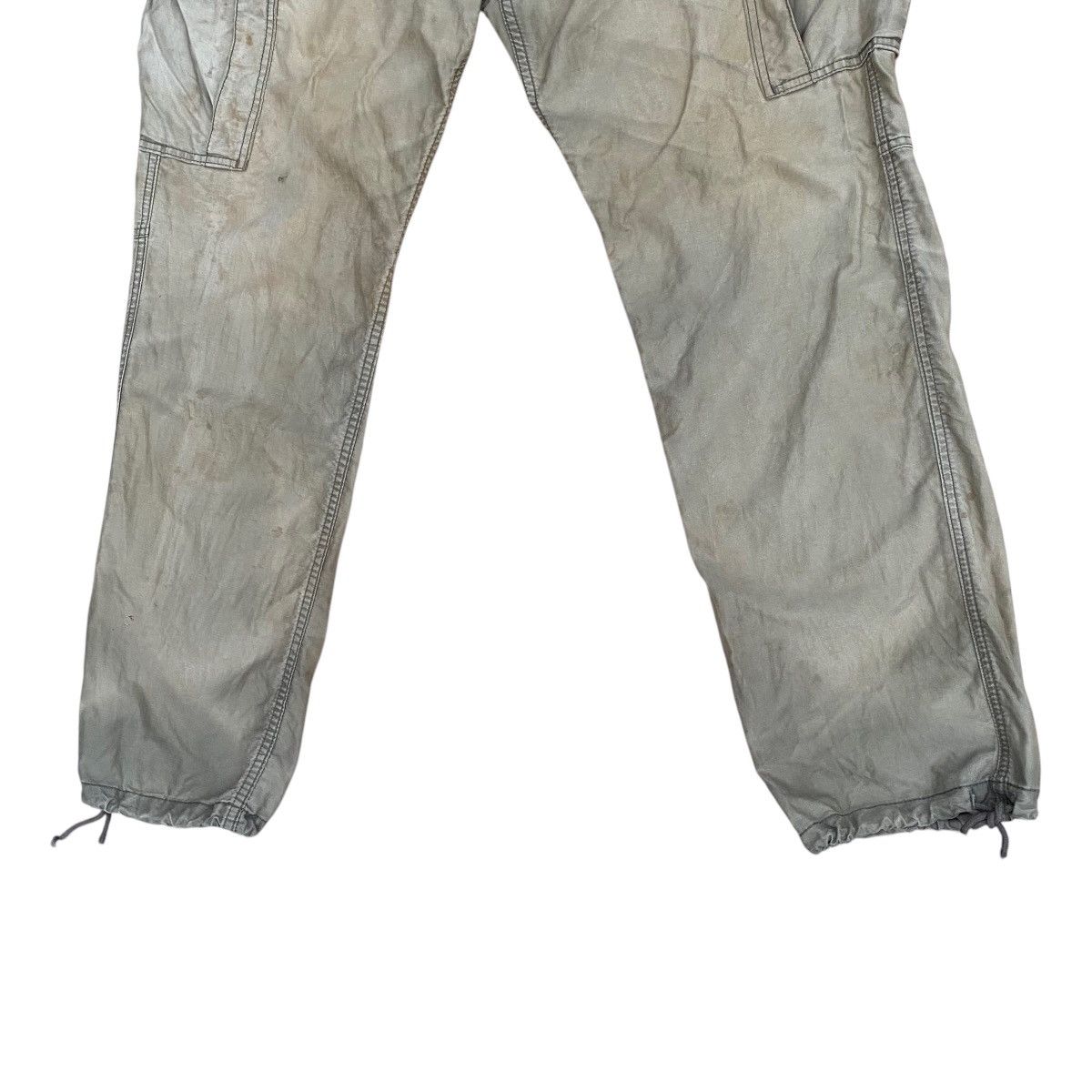 Designer × Japanese Brand Back Number Tactical Multipocket Cargo Pants Drawstrings Size US 36 / EU 52 - 4 Thumbnail