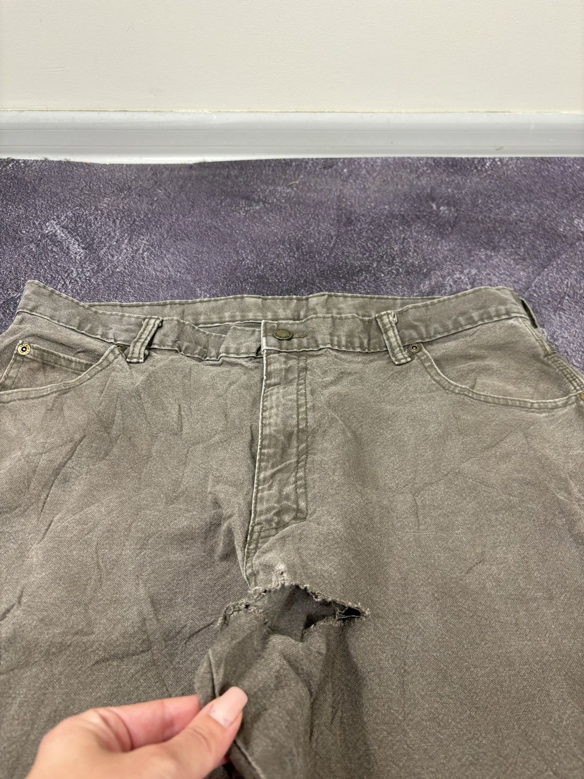 Dickies Vintage Dickies Y2K Faded Work Hype Baggy Pants Jeans Size US 36 / EU 52 - 13 Thumbnail