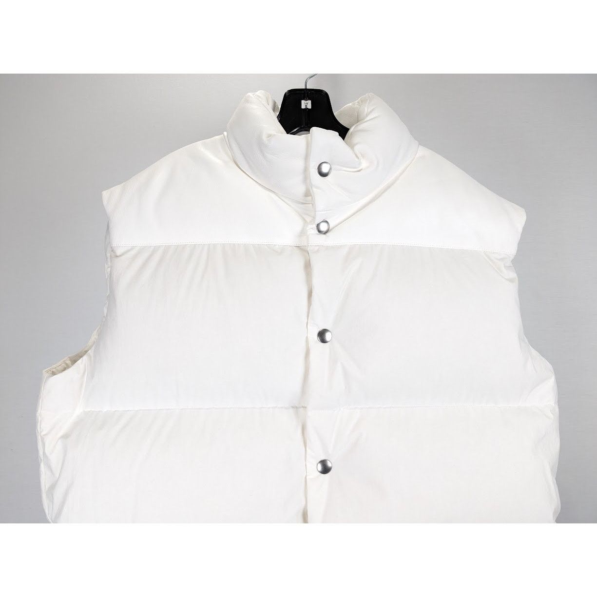 Bottega Veneta o1rshd1 Organic Frosted Poplin Gilet in Chalk Size US L / EU 52-54 / 3 - 3 Thumbnail