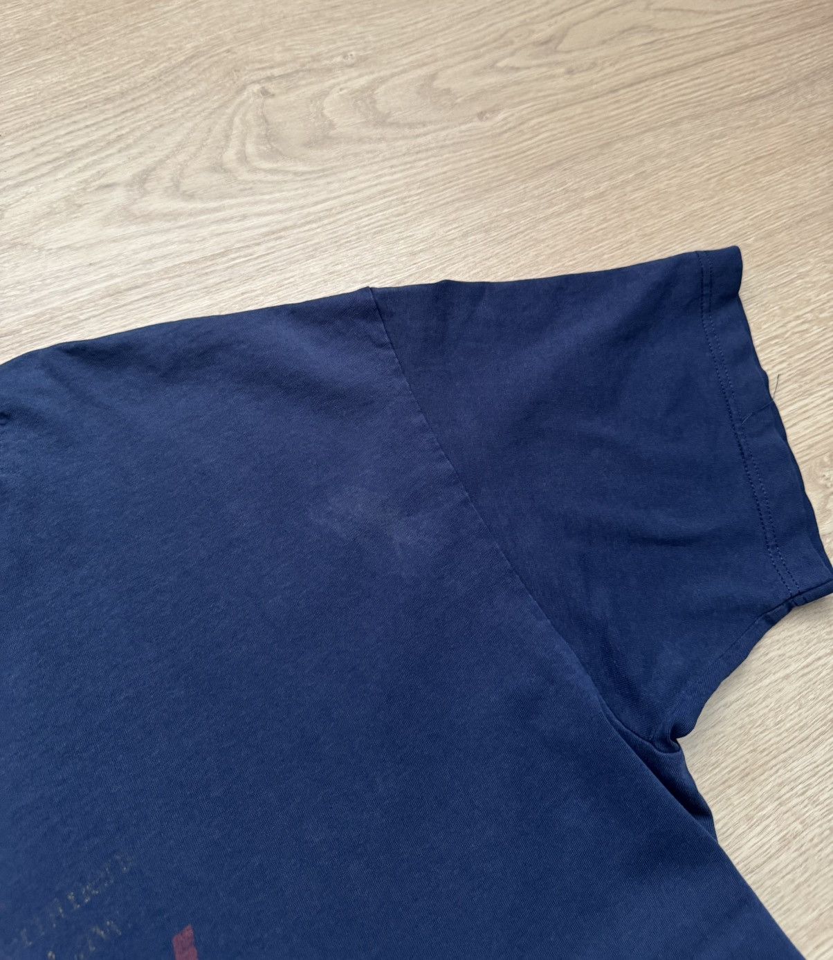 Vintage Vintage 90’s Malcolm X Navy Distressed T-Shirt Size US XL / EU 56 / 4 - 6 Thumbnail