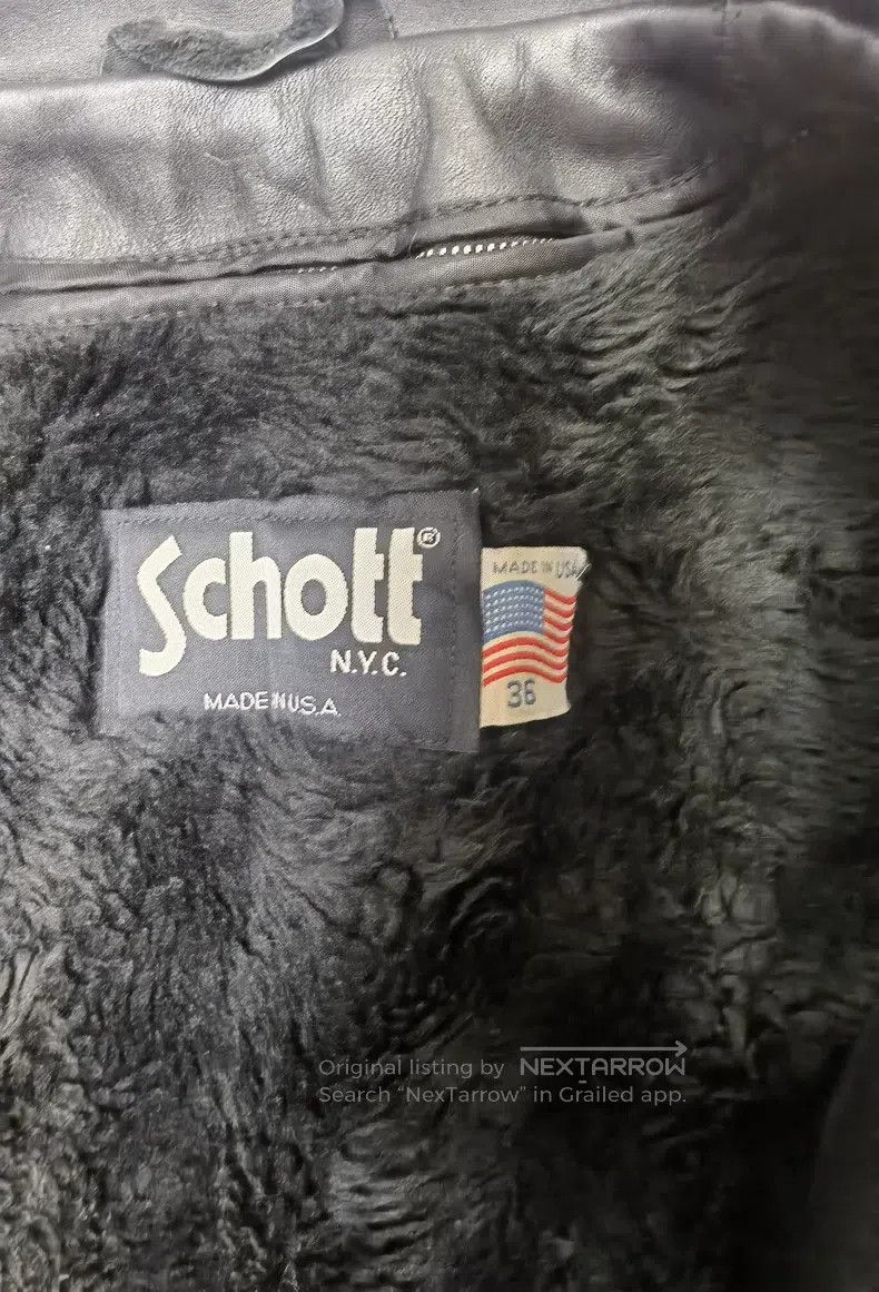 Schott Schott Leather coat Size US M / EU 48-50 / 2 - 3 Thumbnail