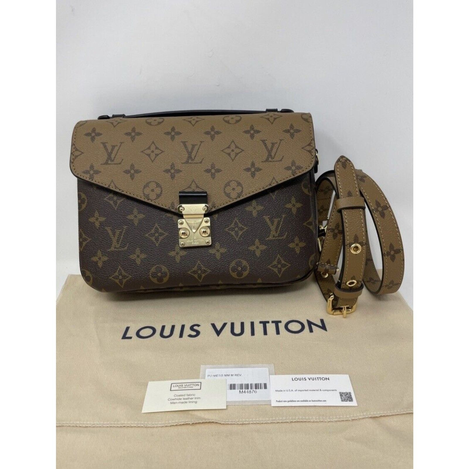 Louis Vuitton Louis Vuitton Pochette Metis Shoulder Bag Brown Size ONE SIZE - 4 Thumbnail