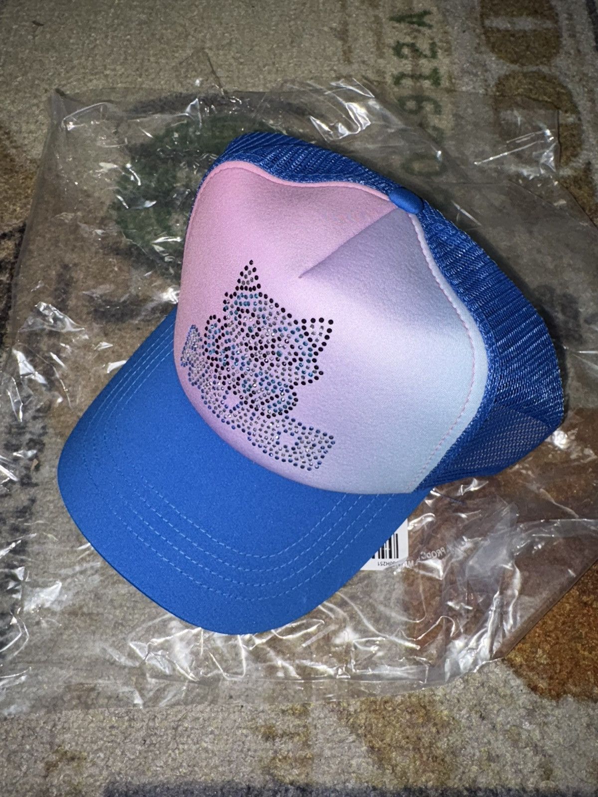 Palace Palace Kitty Rhinestone Trucker Hat Size ONE SIZE - 1 Thumbnail