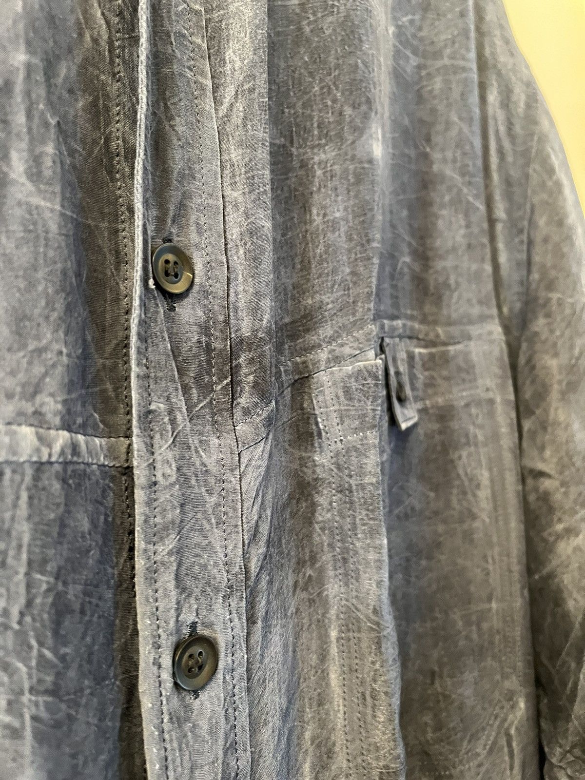 Yohji Yamamoto Yohji Yamamoto pour homme 20AW wrinkle processed dye shirt Size US L / EU 52-54 / 3 - 4 Thumbnail