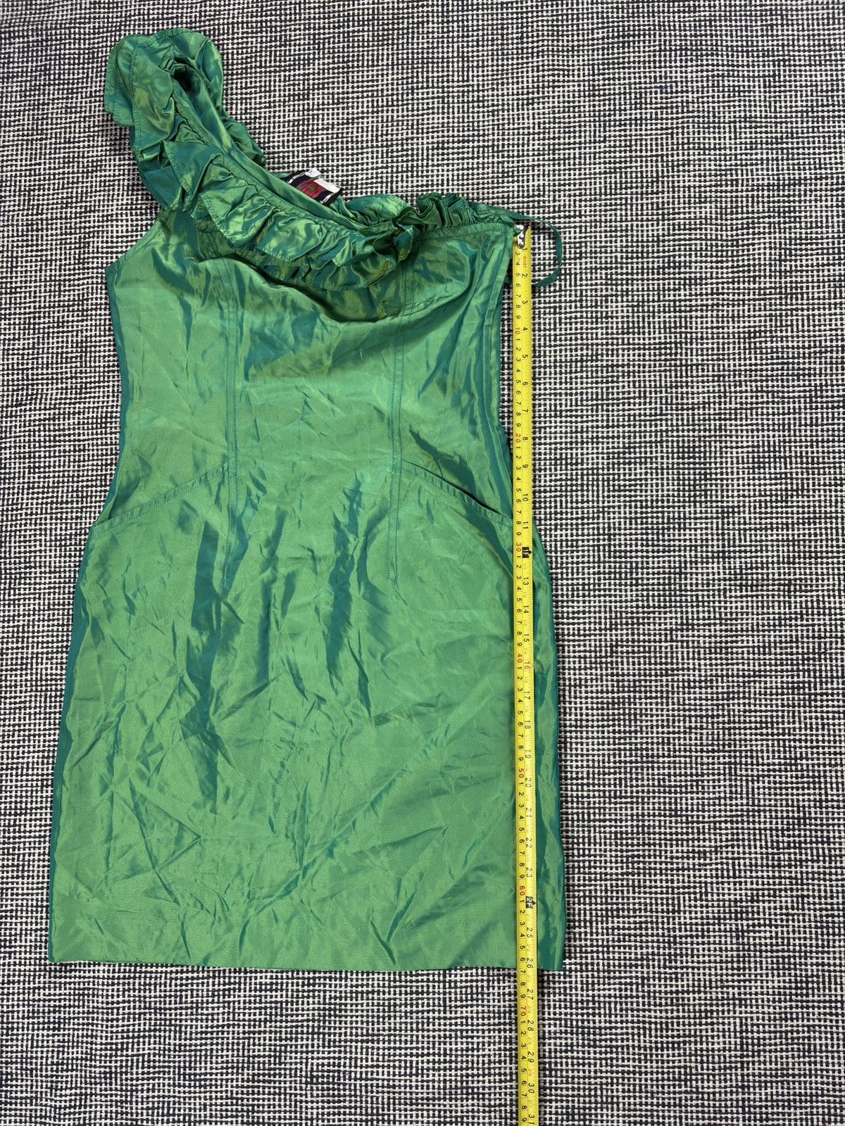 Kenzo Kenzo city avant garde asymmetrical satin dress runway Size XS / US 0-2 / IT 36-38 - 7 Thumbnail