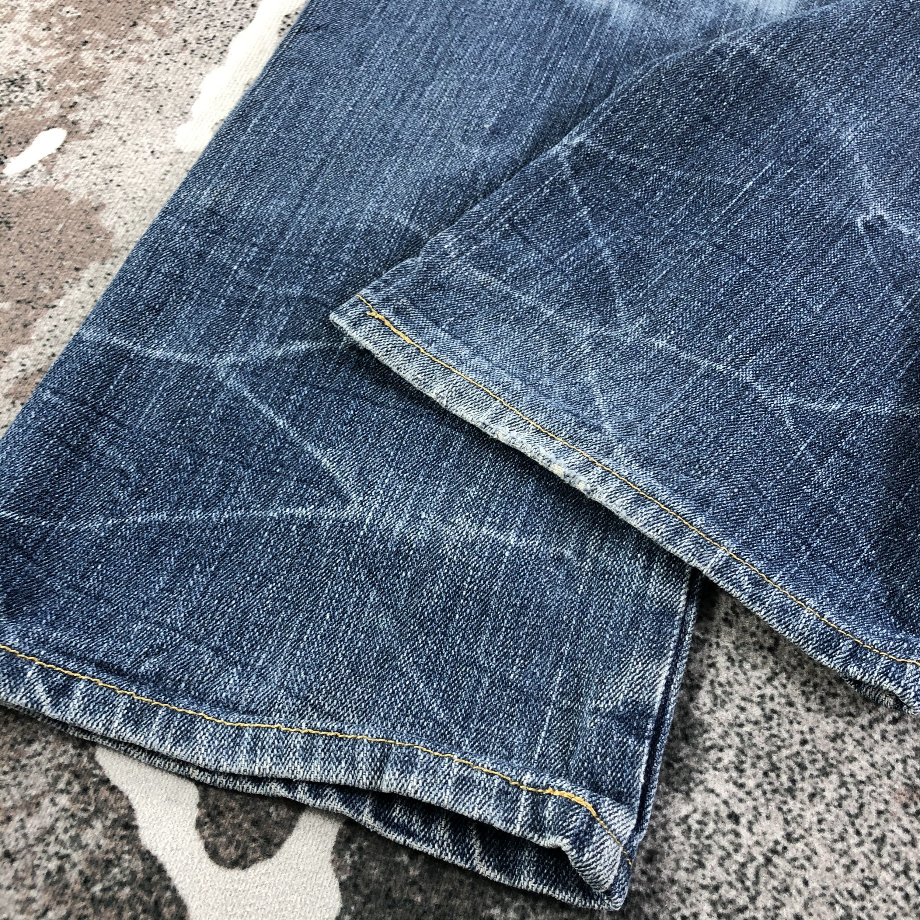Japanese Brand Vintage Japanese Jeans Patchwork Distressed Denim KJ1809 Size US 29 - 5 Thumbnail