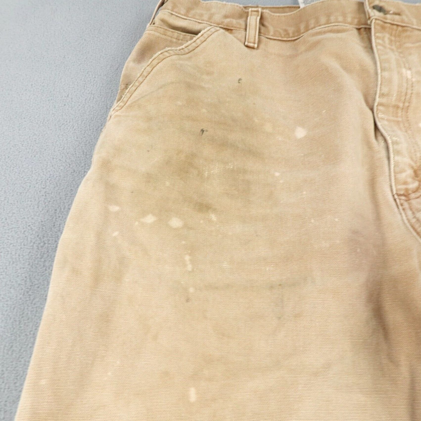 Carhartt Carhartt Pants 40x36 Brown Canvas Workwear Mens Jeans Carpenter Straight Regular Inseam 35 Distressed Features Pockets Logo Size US 39 - 4 Thumbnail