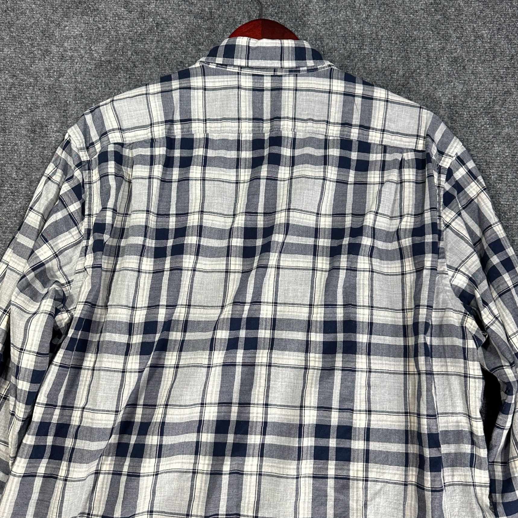 J.Crew J. Crew Shirt Mens XL Gray Plaid Cotton Long Sleeve Button Down Pocket Size US XL / EU 56 / 4 - 8 Thumbnail