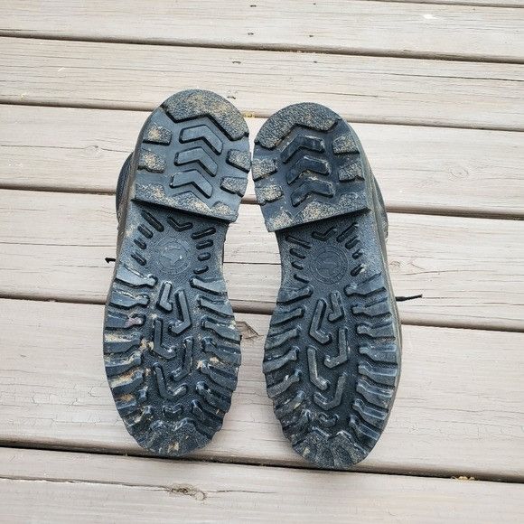 Vintage Vintage 80s Black Leather German Bundeswehr Mountain Boots Size US 8 / IT 38 - 7 Thumbnail