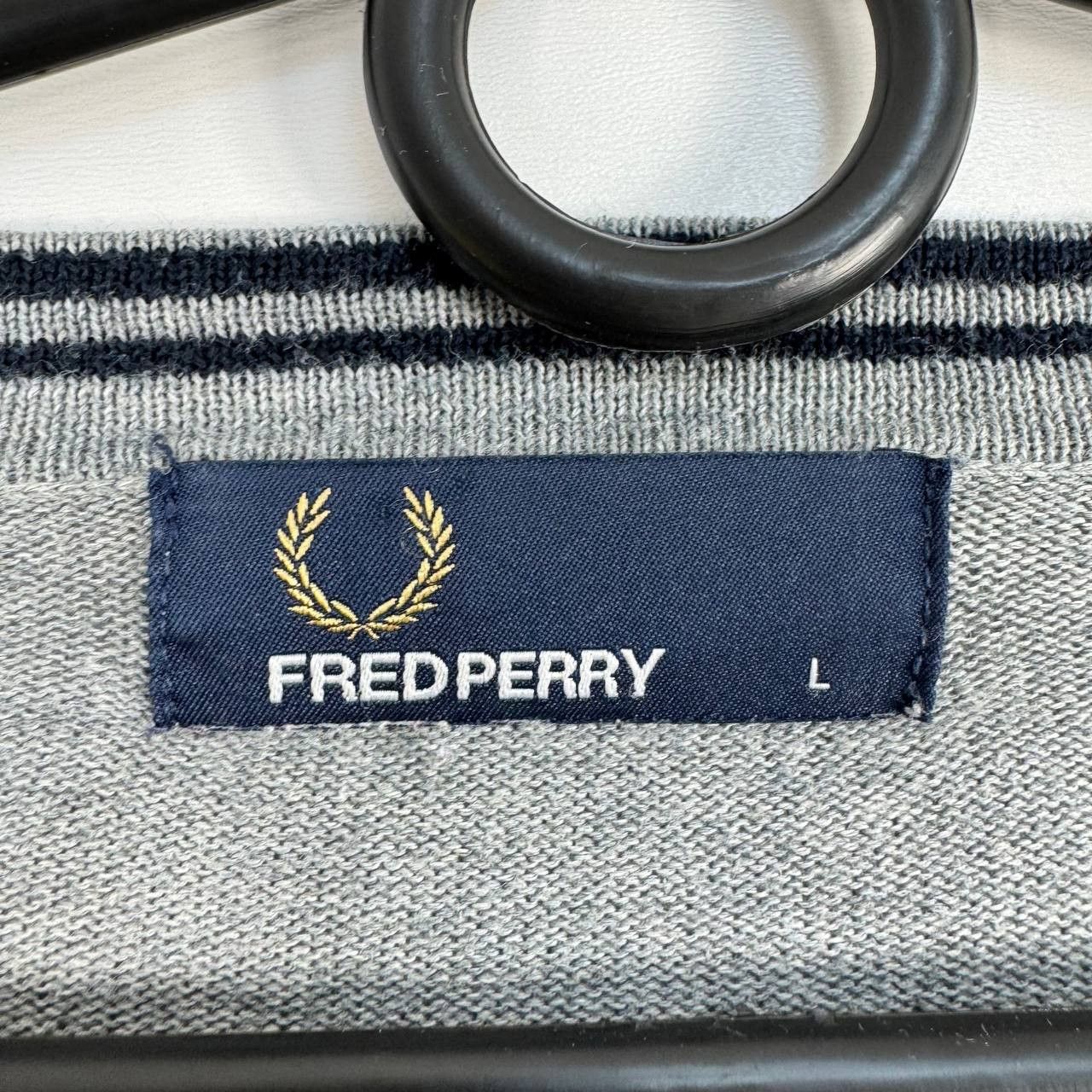 Fred Perry Fred Perry Crewneck Sweatshirt Grey Logo Mens L Size US L / EU 52-54 / 3 - 3 Thumbnail
