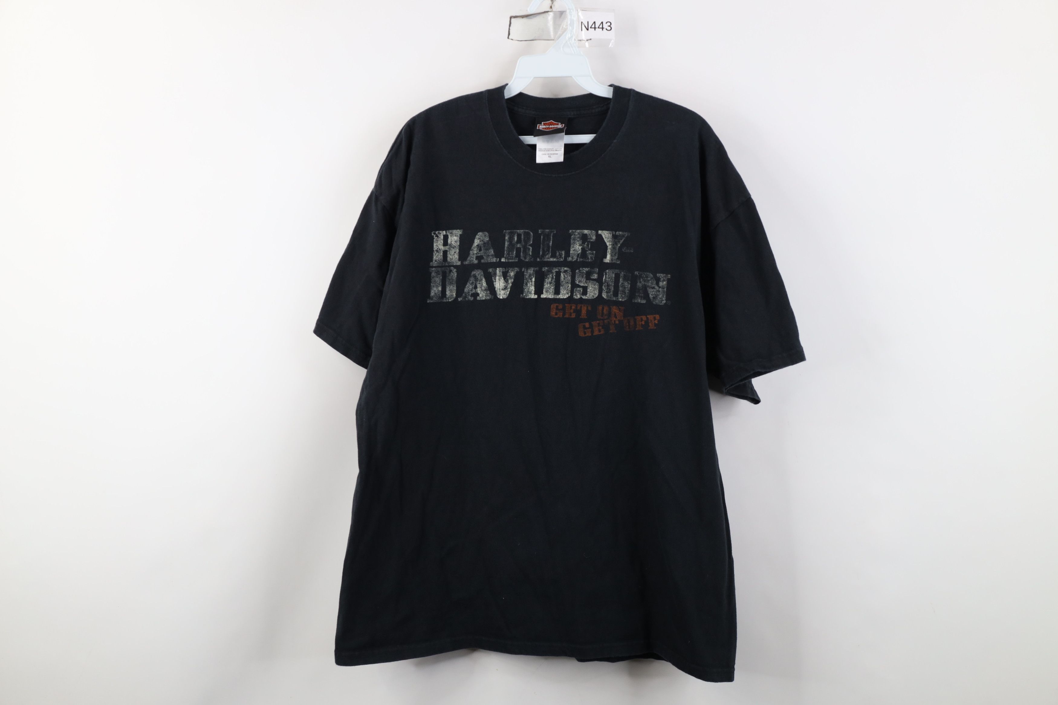 Harley Davidson Vintage Y2K Harley Davidson Hog Short Sleeve T-Shirt Black Size US XL / EU 56 / 4 - 1 Thumbnail