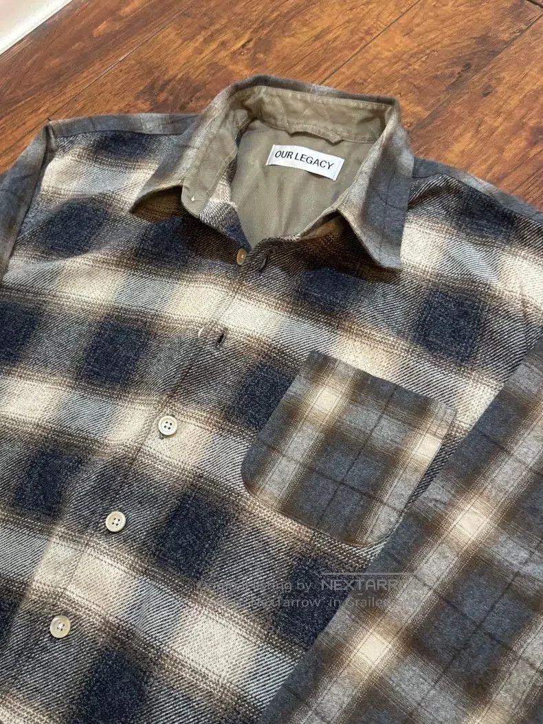 Our Legacy Our Legacy Flannel Check Shirt. Size US L / EU 52-54 / 3 - 2 Thumbnail
