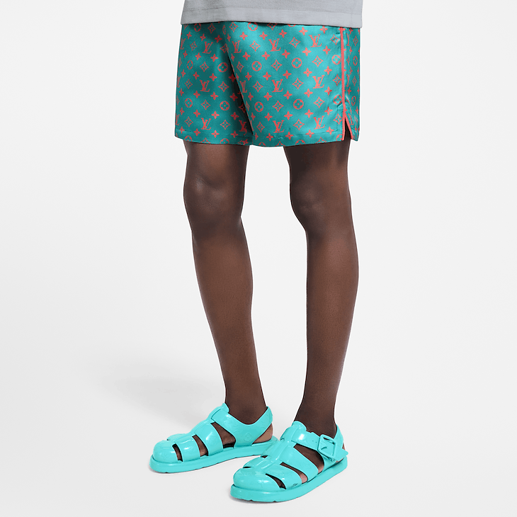 Louis Vuitton Monogram Silk Shorts Size US 40 / EU 56 - 3 Thumbnail
