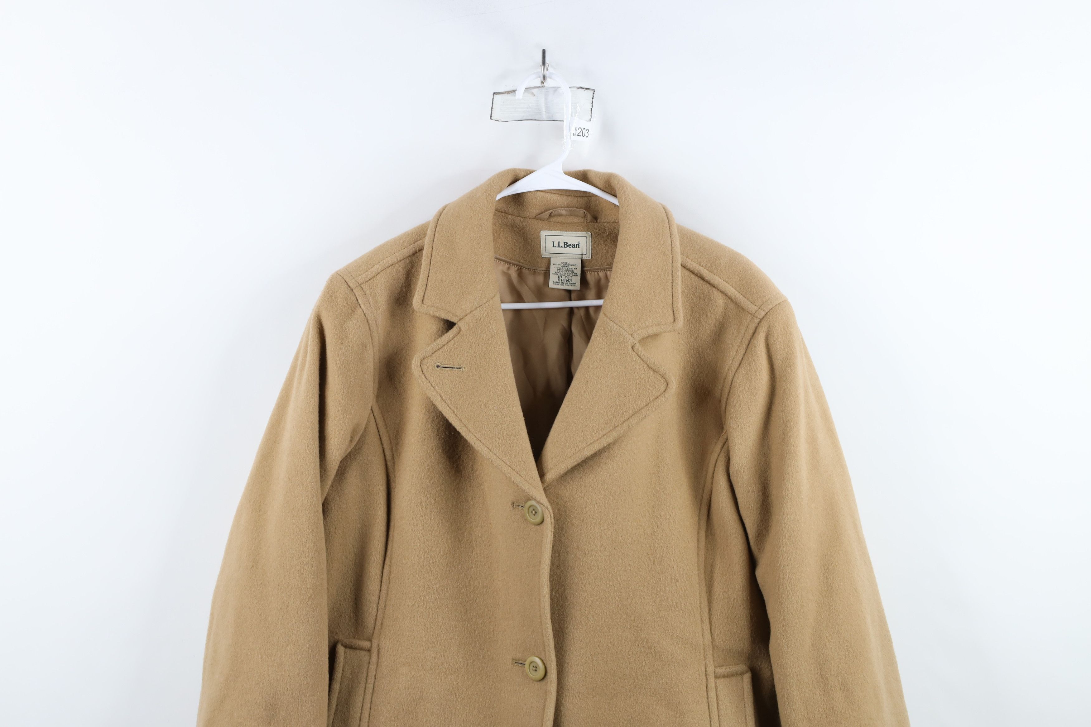 L.L. Bean × Vintage Vintage LL Bean Lambswool Full Length Overcoat Jacket Size XXL / US 16-18 / IT 52-54 - 2 Thumbnail