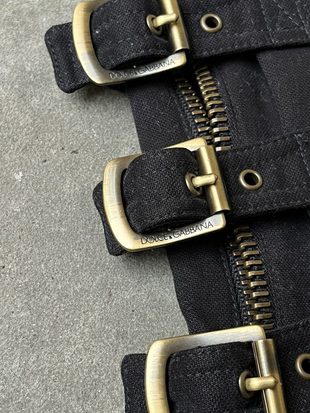 Dolce & Gabbana Dolce&Gabbana AW2003 Biker Buckle Pants Size US 32 / EU 48 - 11 Thumbnail