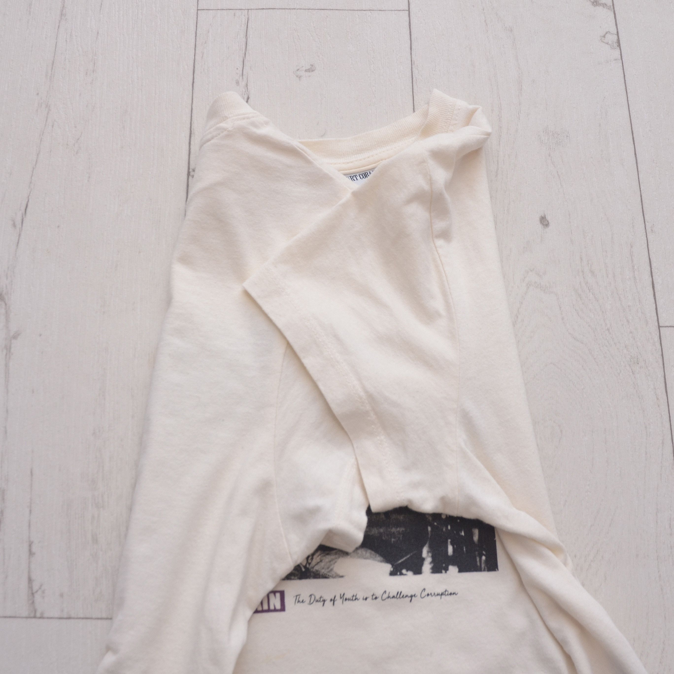 Pull & Bear Rock tee Kurt Cobain big logo T-shirt band tour size S Size S / US 4 / IT 40 - 8 Thumbnail