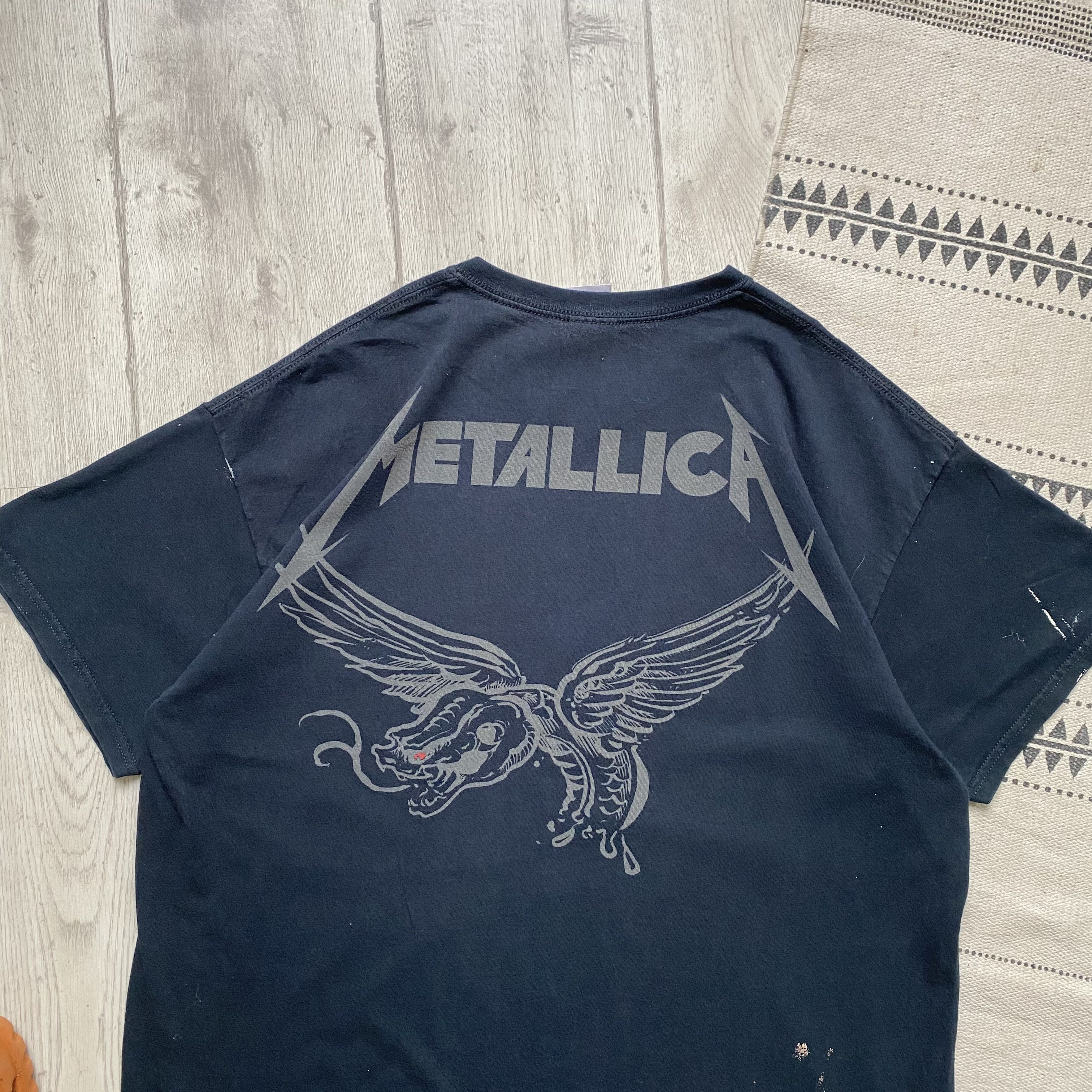 Metallica Vintage Faded Metallica band tee rock heavymetall punk Size US XL / EU 56 / 4 - 9 Thumbnail