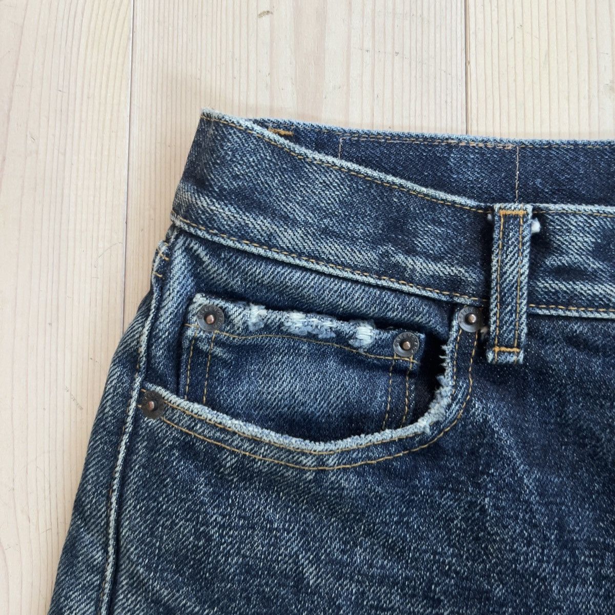 Balenciaga Balenciaga Heavy Japanese Denim Size US 31 - 5 Thumbnail