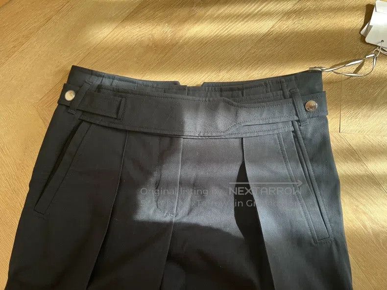 Hermes Hermes Women's pants - black, 100% pure cotton Size 24" / US 00 / IT 34 - 1 Thumbnail