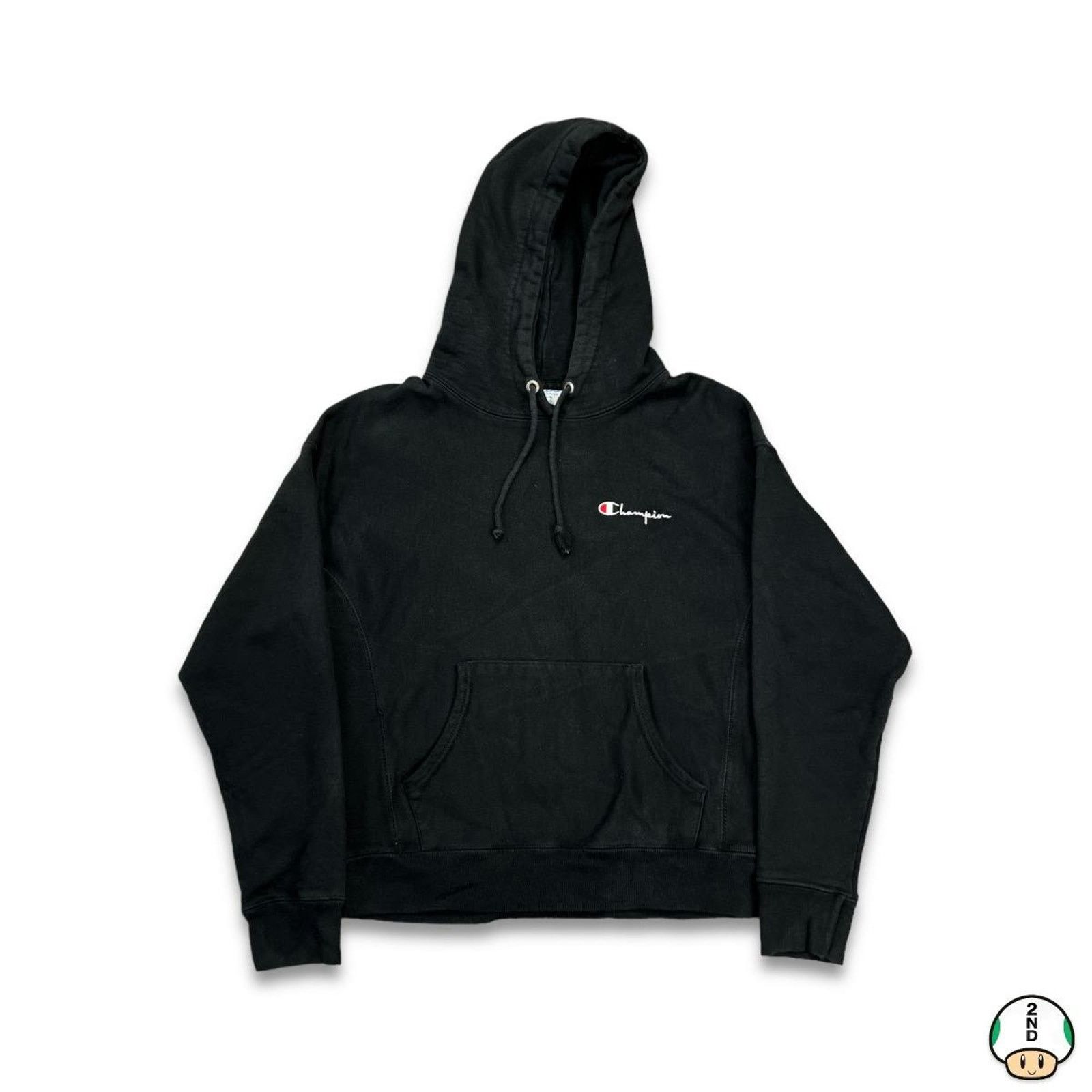 Champion × Vintage Champion Hoodie Small Reverse Weave Pullover Hood Sweatshirt Size S / US 4 / IT 40 - 1 Thumbnail