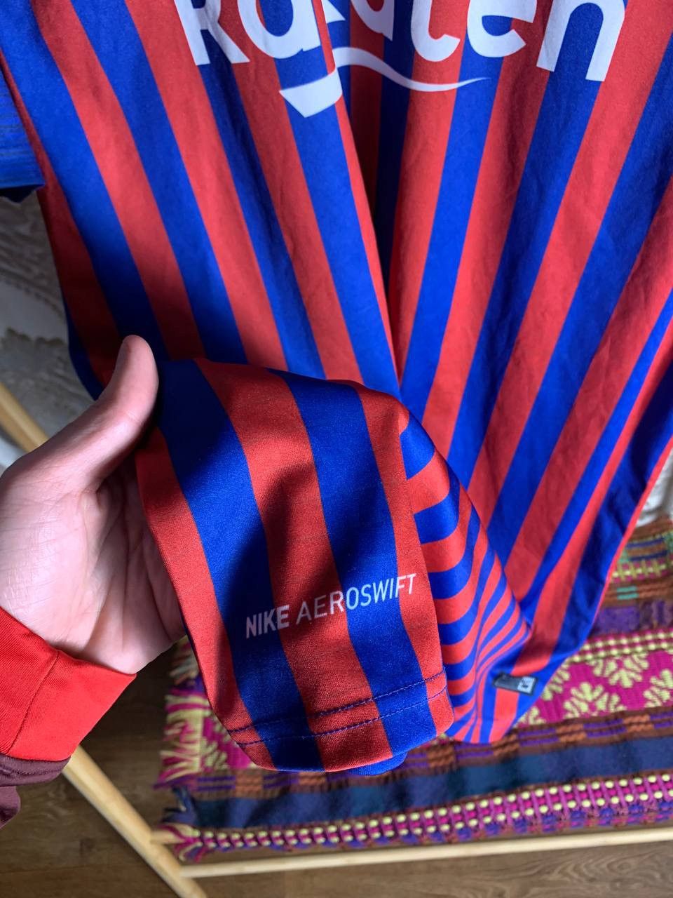 Vintage VERY RARE NIKE FC BARCELONA SPAIN SOCCER JERSEY BLOKECORE Size US XXL / EU 58 / 5 - 4 Thumbnail