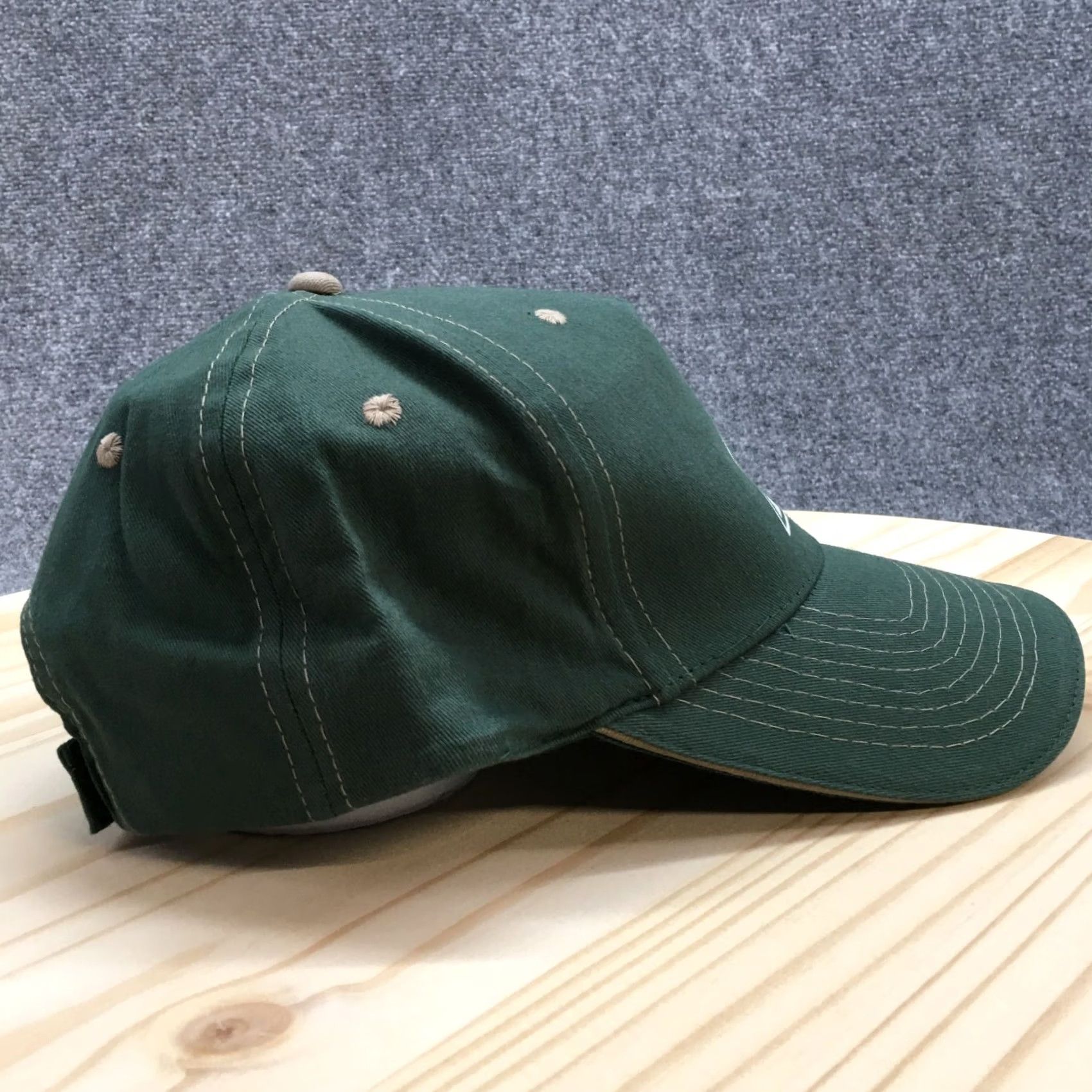 Vintage Cobra Cap EA 1 Club Baseball Cap Hat Mens Green One Size Fits All Curve Brim Casual Size ONE SIZE - 5 Thumbnail