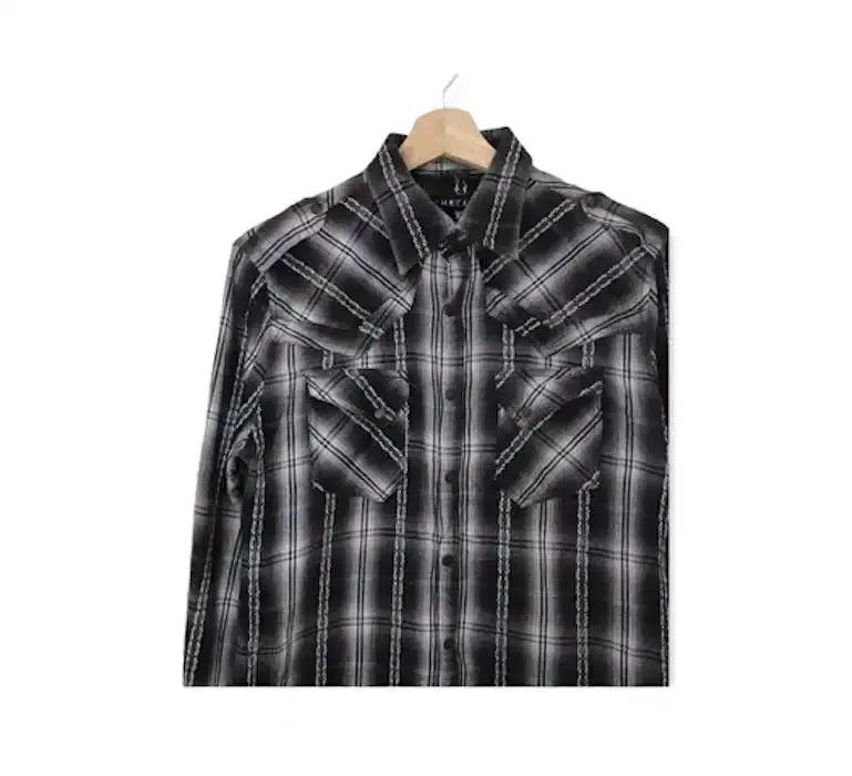 Japanese Brand Japanese Brand Omkoe Seditionaries Nice Design Flannel Shirt Size US M / EU 48-50 / 2 - 3 Thumbnail